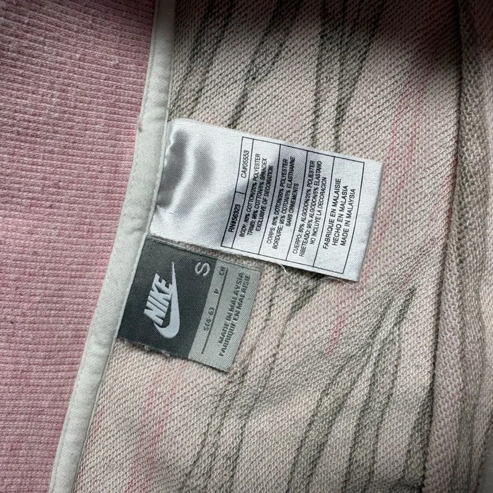 Nike Sportswear Vintage Heather Pink Fleece Athletic Mini Skirt Small